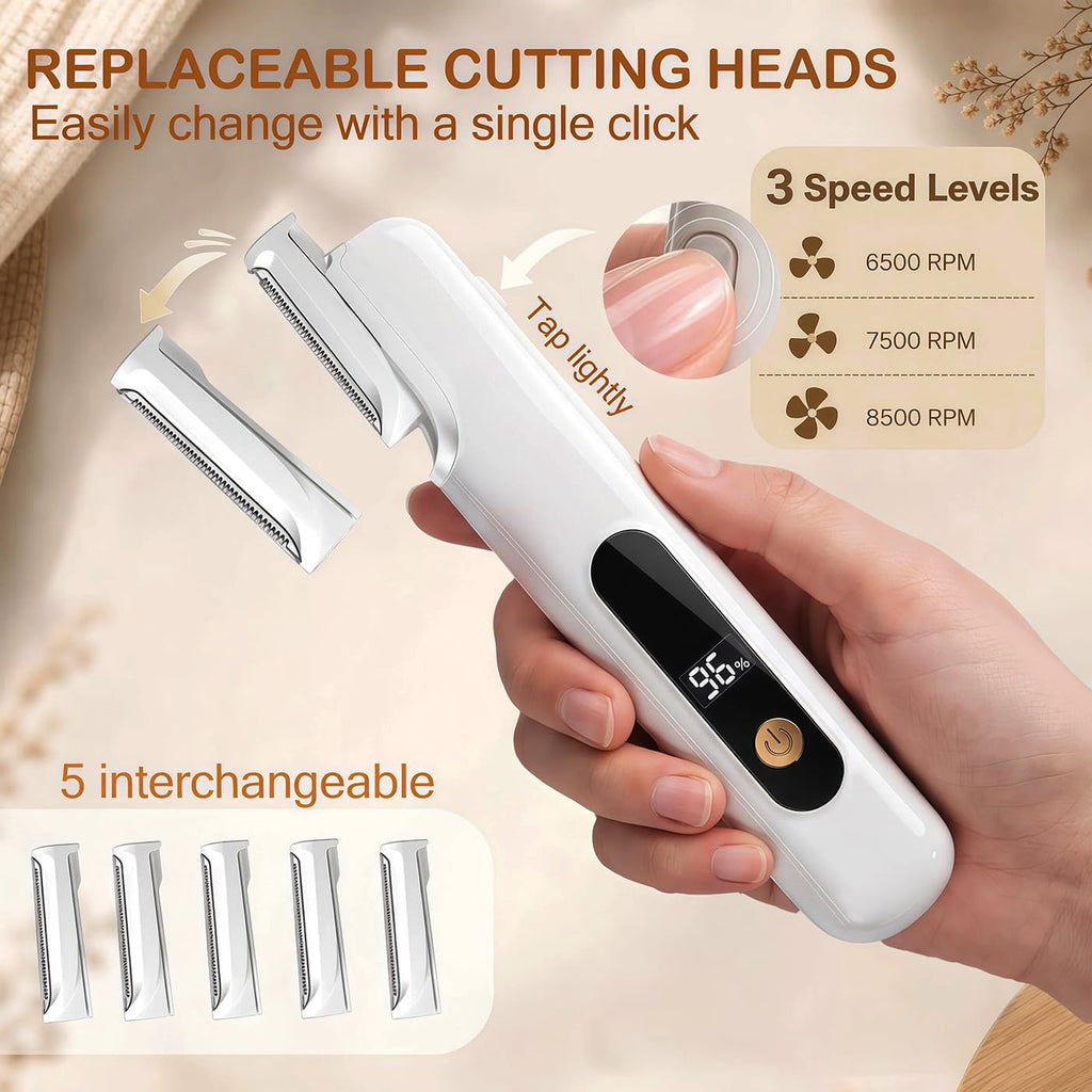 Maquinilla de afeitar eléctrica Sonic Dermaplane para la cara de la...