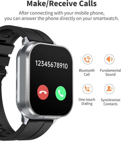 Diyeeni D8 Pro - Reloj inteligente con auriculares para hombres y m...