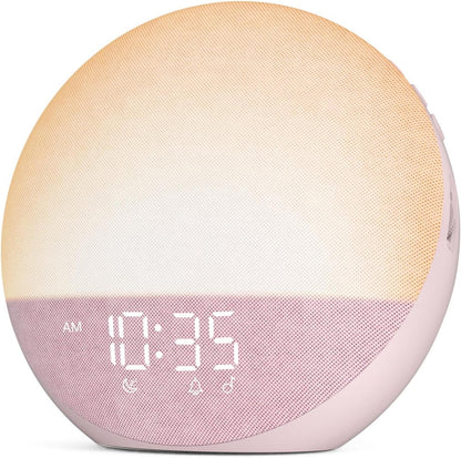 Odokee Reloj despertador Sunrise Máquina de ruido blanco: luz natur...
