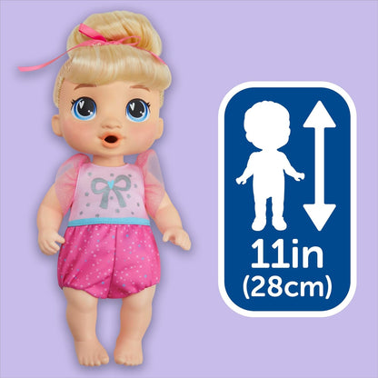 Muñeca Baby Alive Fairy Fashions Harper Hugs con ropa y accesorios,...