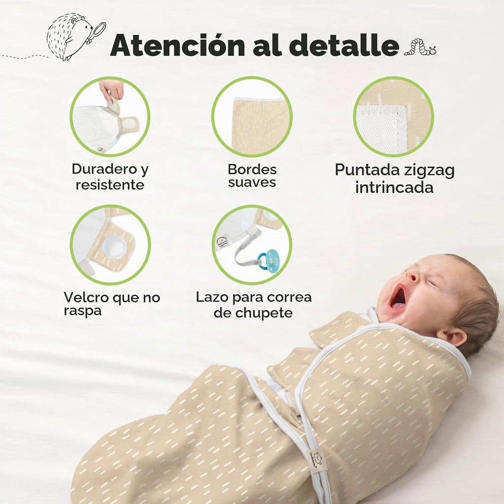 KeaBabies Paquete de 3 pañales orgánicos para recién nacidos, 0.5 T...