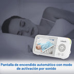 VTech VM923-2 Monitor de bebé, pantalla de 2.8 pulgadas, rango de 1...