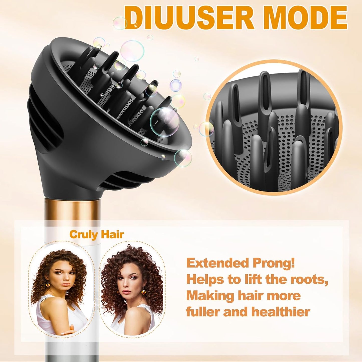 YTCHYYSK Accesorio difusor de rizos ondulados para Dyson Airwrap HS...