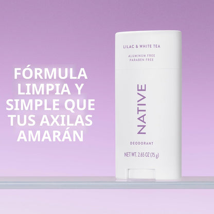 Desodorante Native Contiene Ingredientes Derivados Naturalmente, Co...