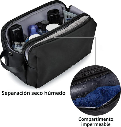 BAGSMART - Bolsa de aseo para hombres, organizador de viaje, kit Do...