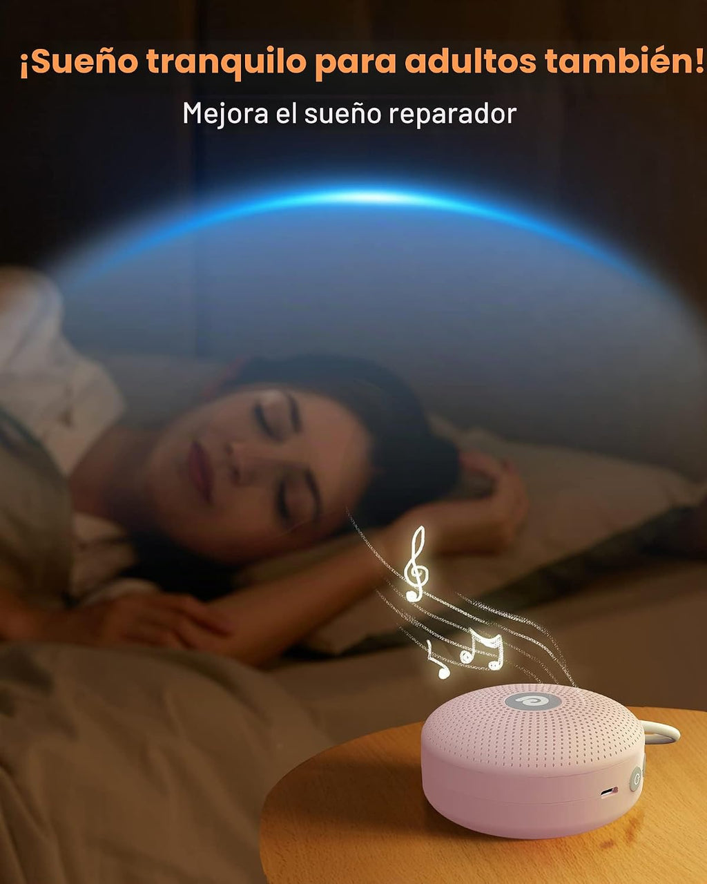 Dreamegg - Máquina de sonidos portátil, con batería potente, 21 son...