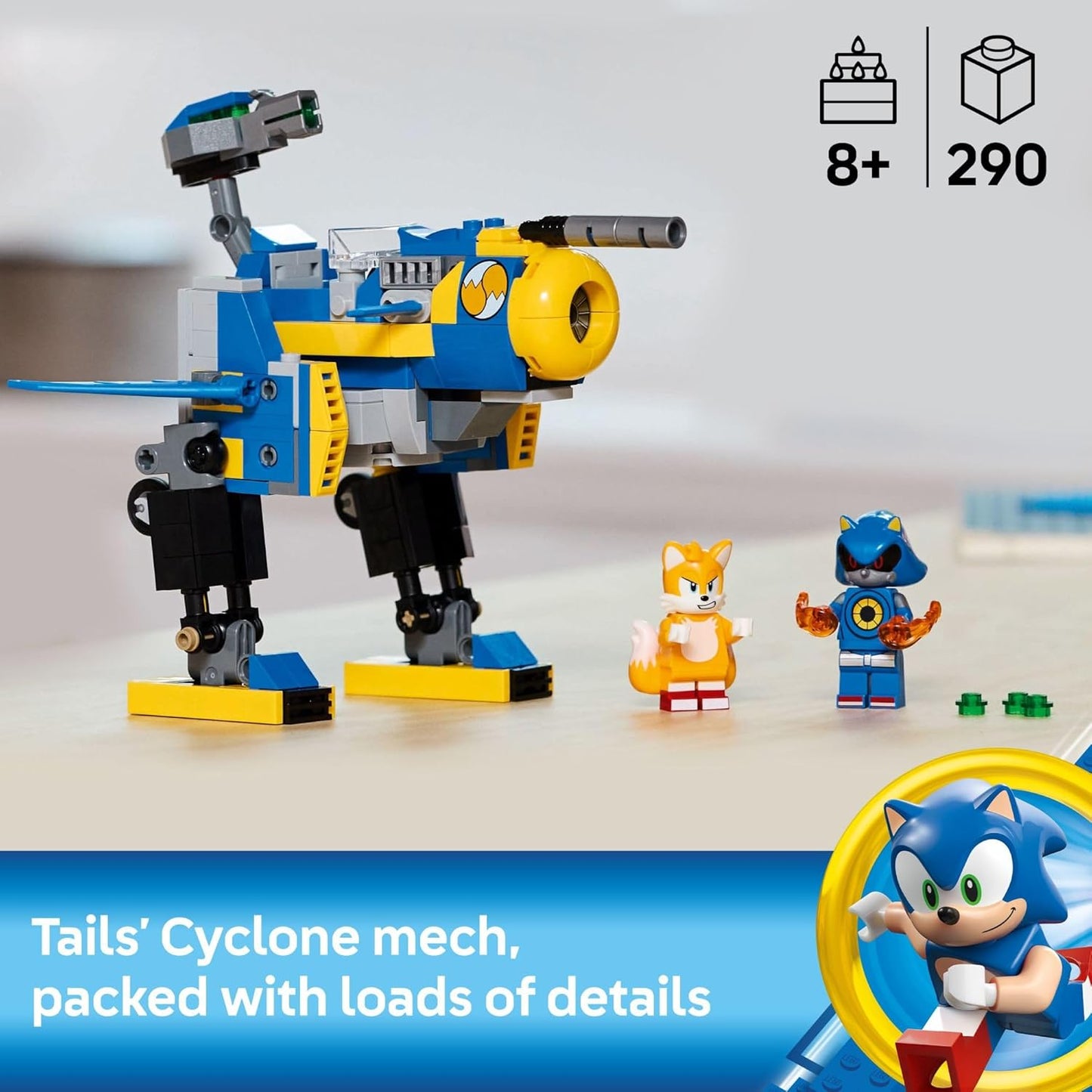 LEGO Sonic The Hedgehog Cyclone vs Metal Sonic - Juguete