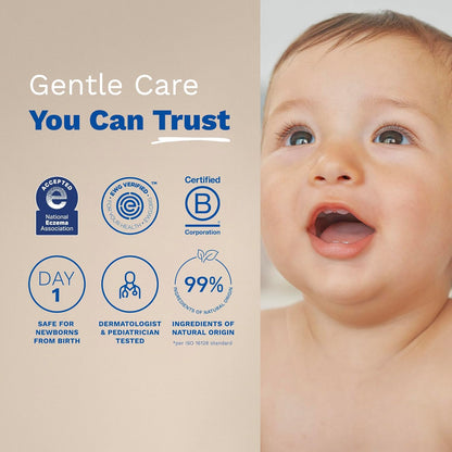 Mustela Stelatopia+ - Crema Reparadora de Lípidos - Hidratante para Piel con Tendencia al Eczema - Con Aceite Natural de Girasol y Prebiótico - Verificado por EWG - Para Bebés, Niños y Adultos - Sin