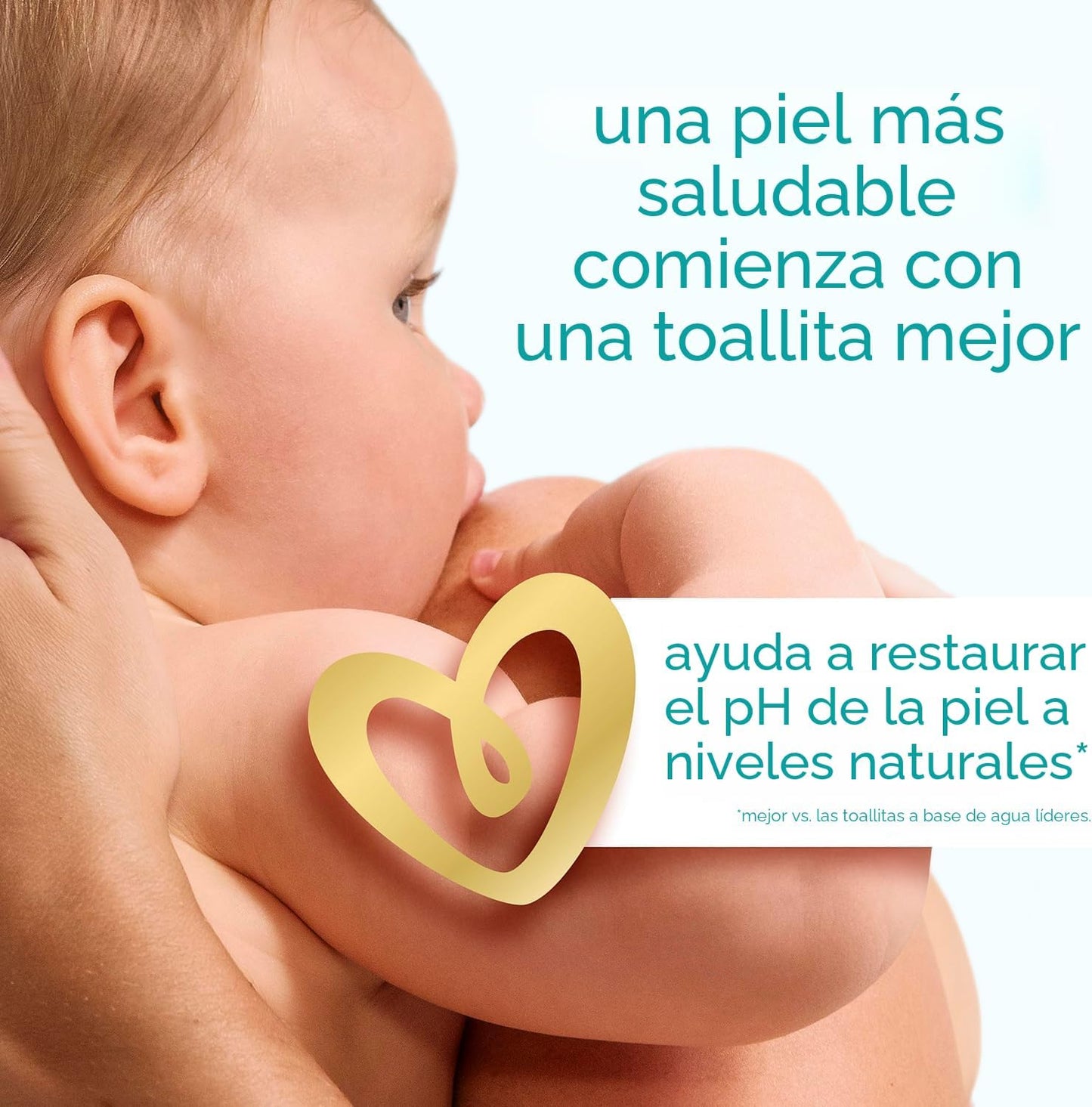 Pampers Toallitas sensibles para bebés, a base de agua, hipoalergén...