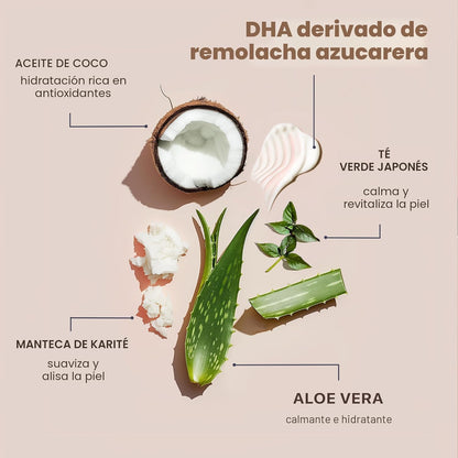 Beauty by Earth - Autobronceador hecho en EE. UU. con ingredientes...