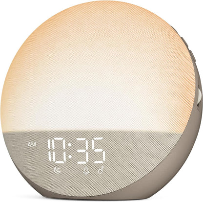 Reloj despertador Sunrise Máquina de ruido blanco: luz natural de d...