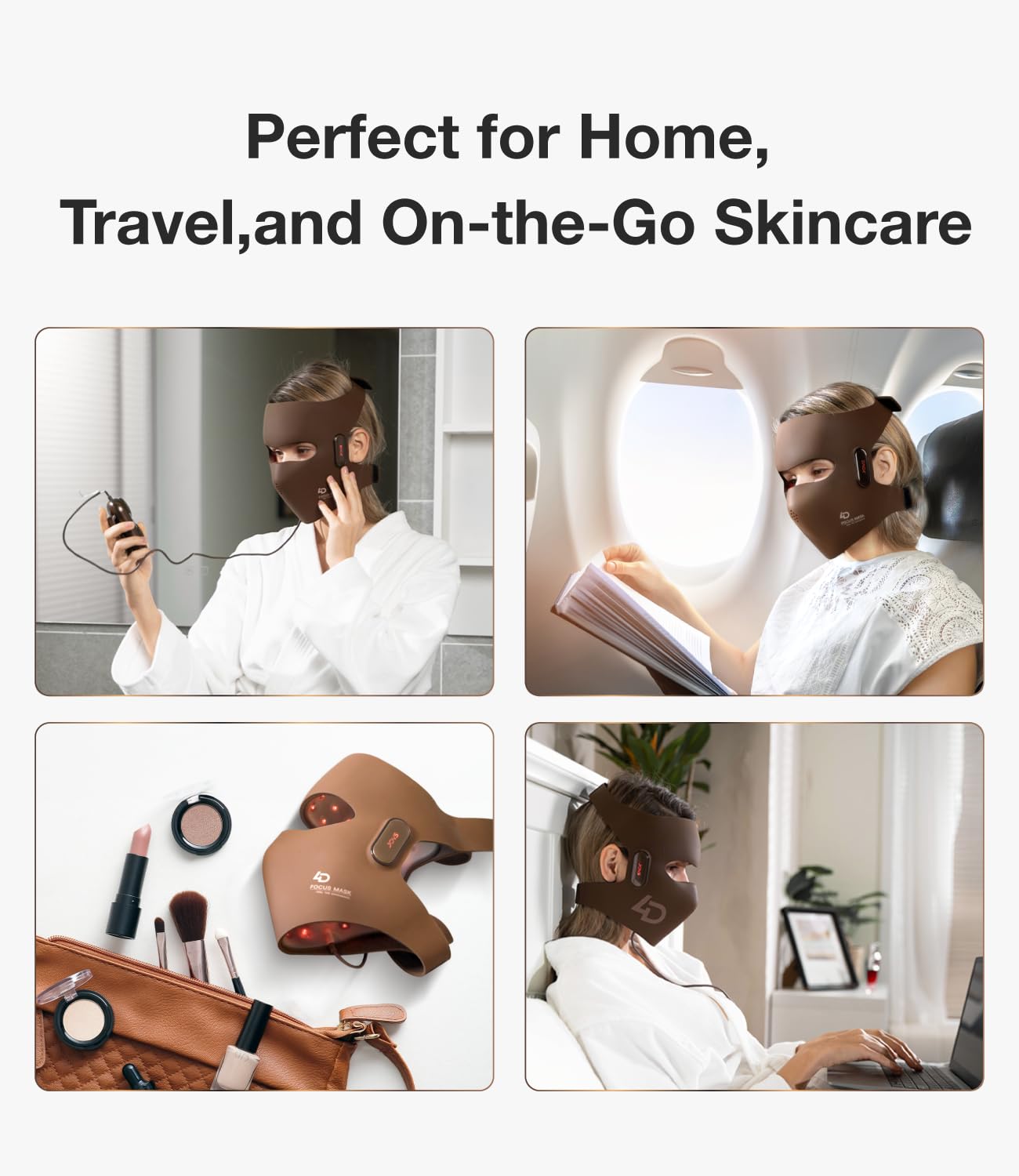 JOVS, máscara de terapia láser 4D para rostro, máscara facial de te...