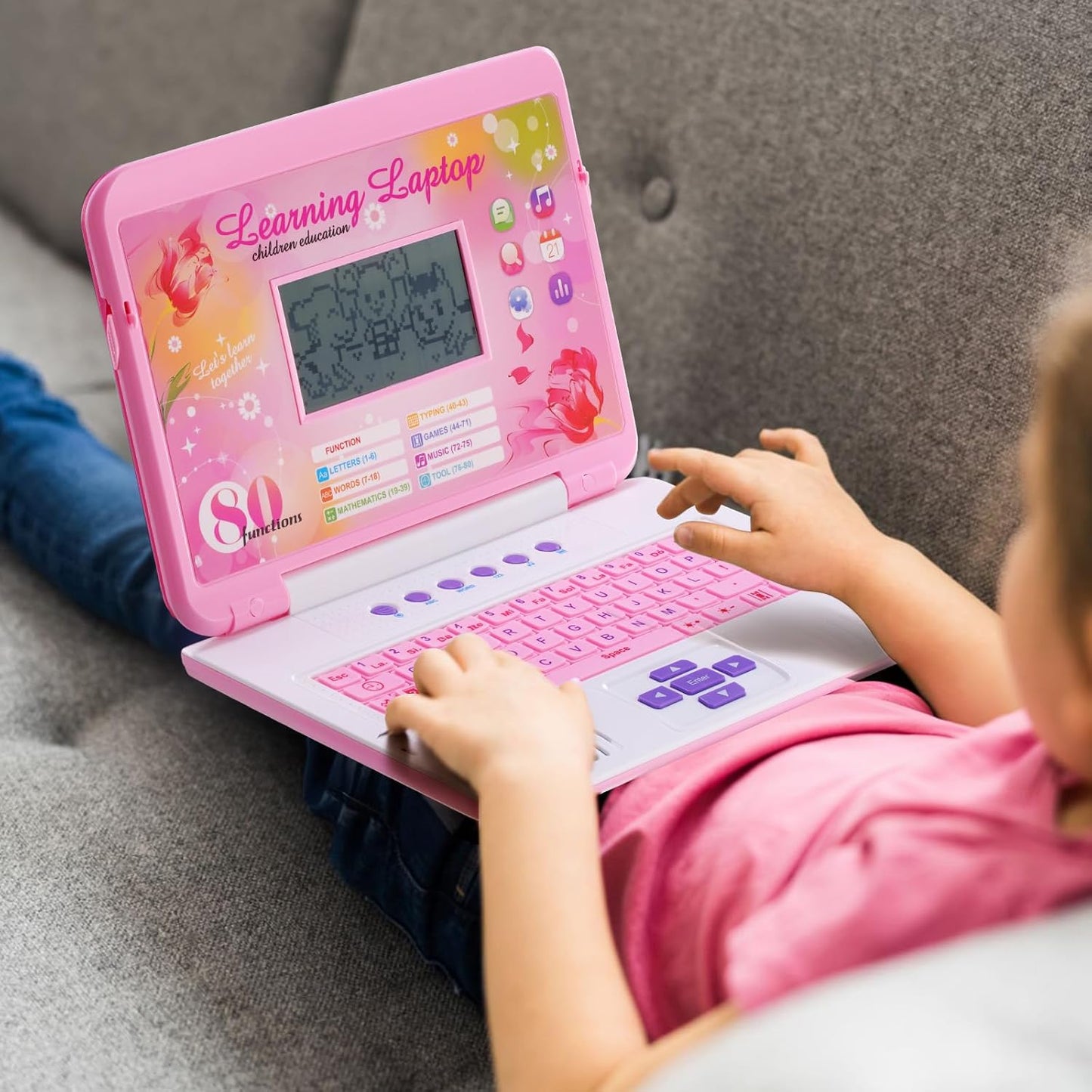 LESHITIAN Laptop para niños - 80 actividades de aprendizaje para ap...