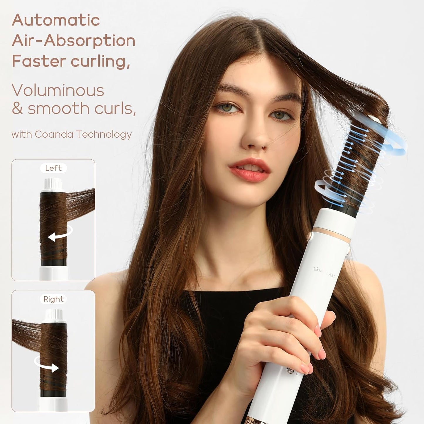 IG INGLAM MegaAIR Styler, cepillo secador de pelo profesional 5 en...