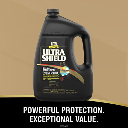 Absorbine UltraShield EX 128oz Insecticida, Mata y Repele Moscas, M...
