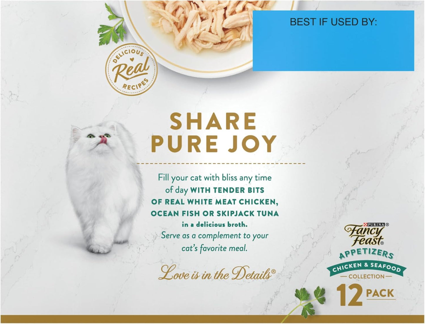 Fancy Feast Lickable Appetizers - Paquete variado de alimentos húme...