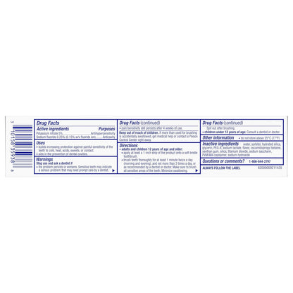 Pasta dental Sensodyne Pronamel para fortalecimiento clínico del esmalte, acción blanqueadora, 3.4 oz (paquete de 3)