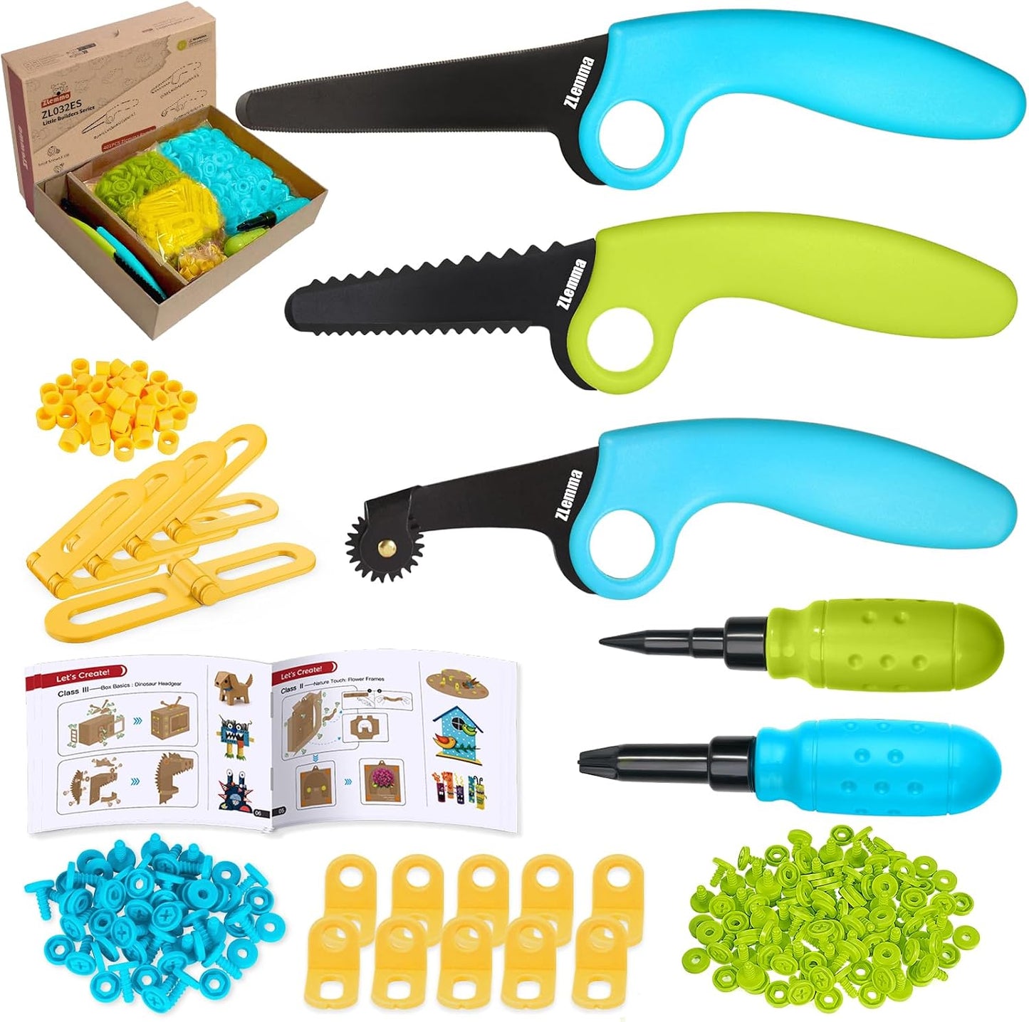 ZLemma Kit de construcción de cartón, juego de construcción para ni...