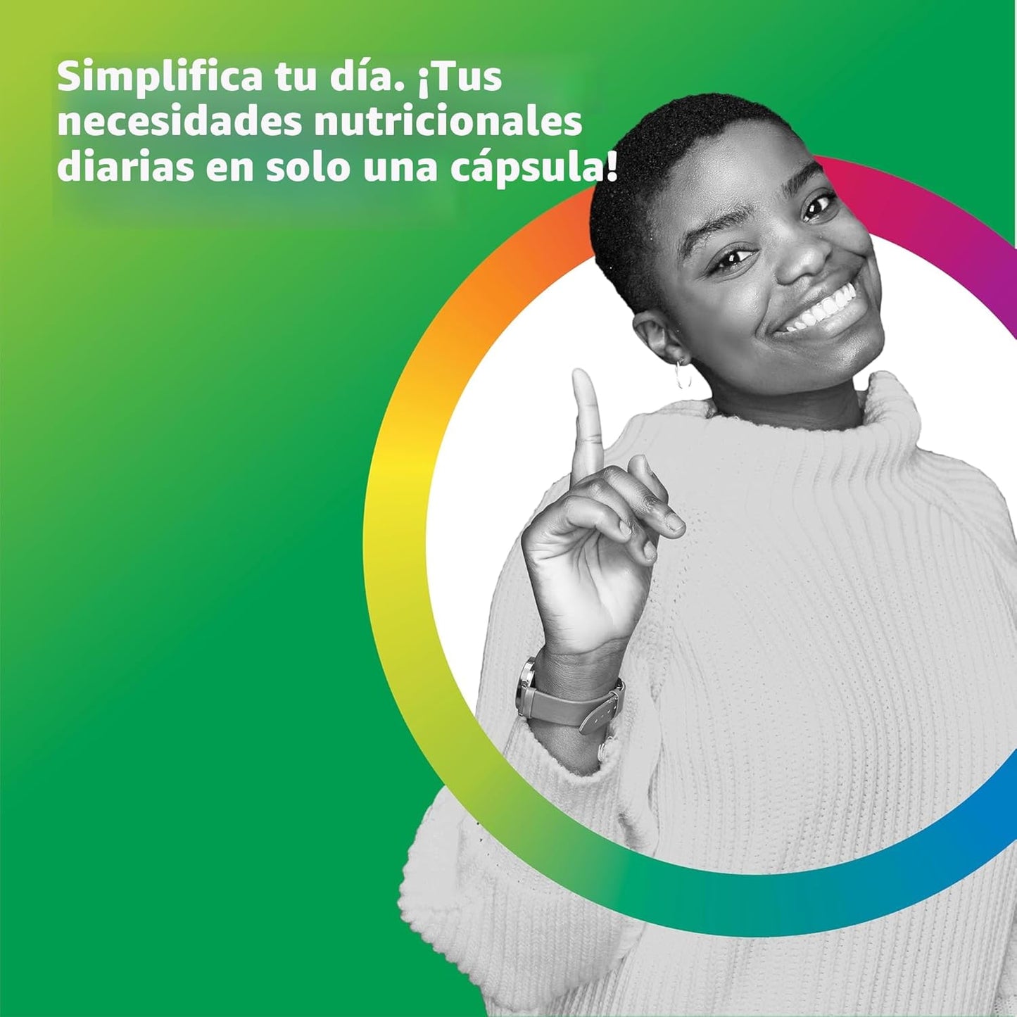 Rainbow Light Multivitamínico One + para mujer | 60 cápsulas | Apoy...