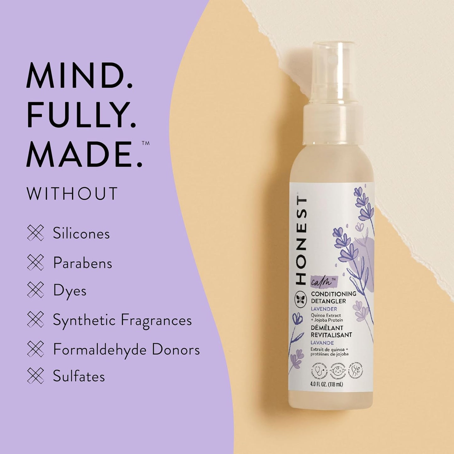 The Honest Company Acondicionador desenredante para el cabello, aco...