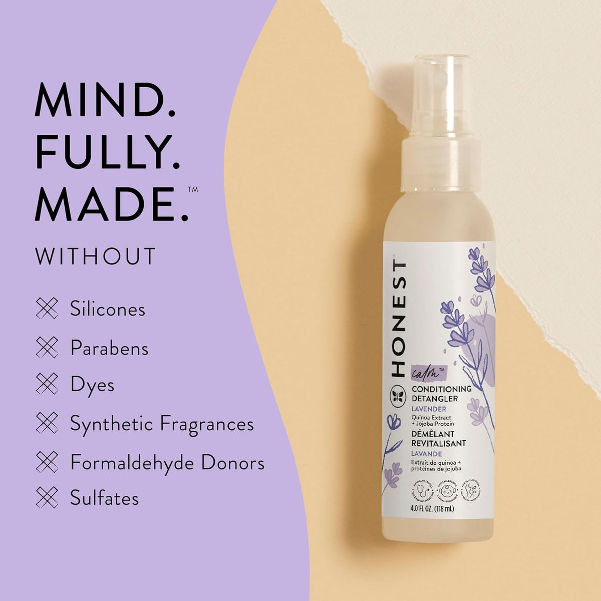 The Honest Company Acondicionador desenredante para el cabello, aco...