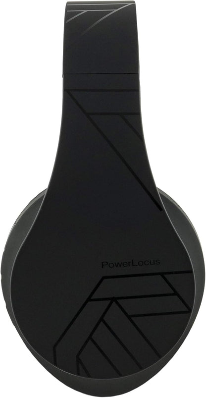 PowerLocus - Audífonos Bluetooth sobre las orejas, auriculares inal...