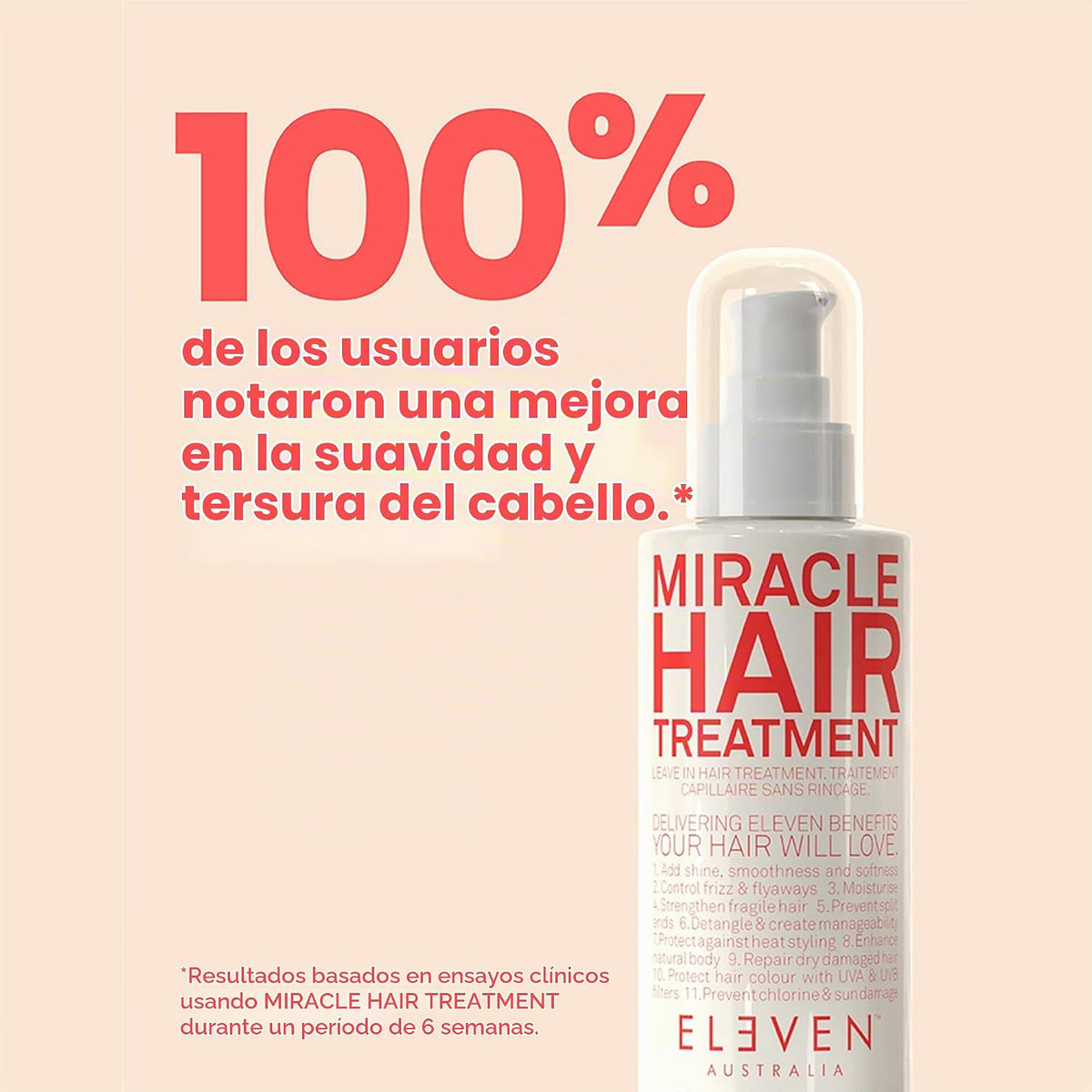 ELEVEN AUSTRALIA Miracle Leave In Hair Treatment - Productos para e...
