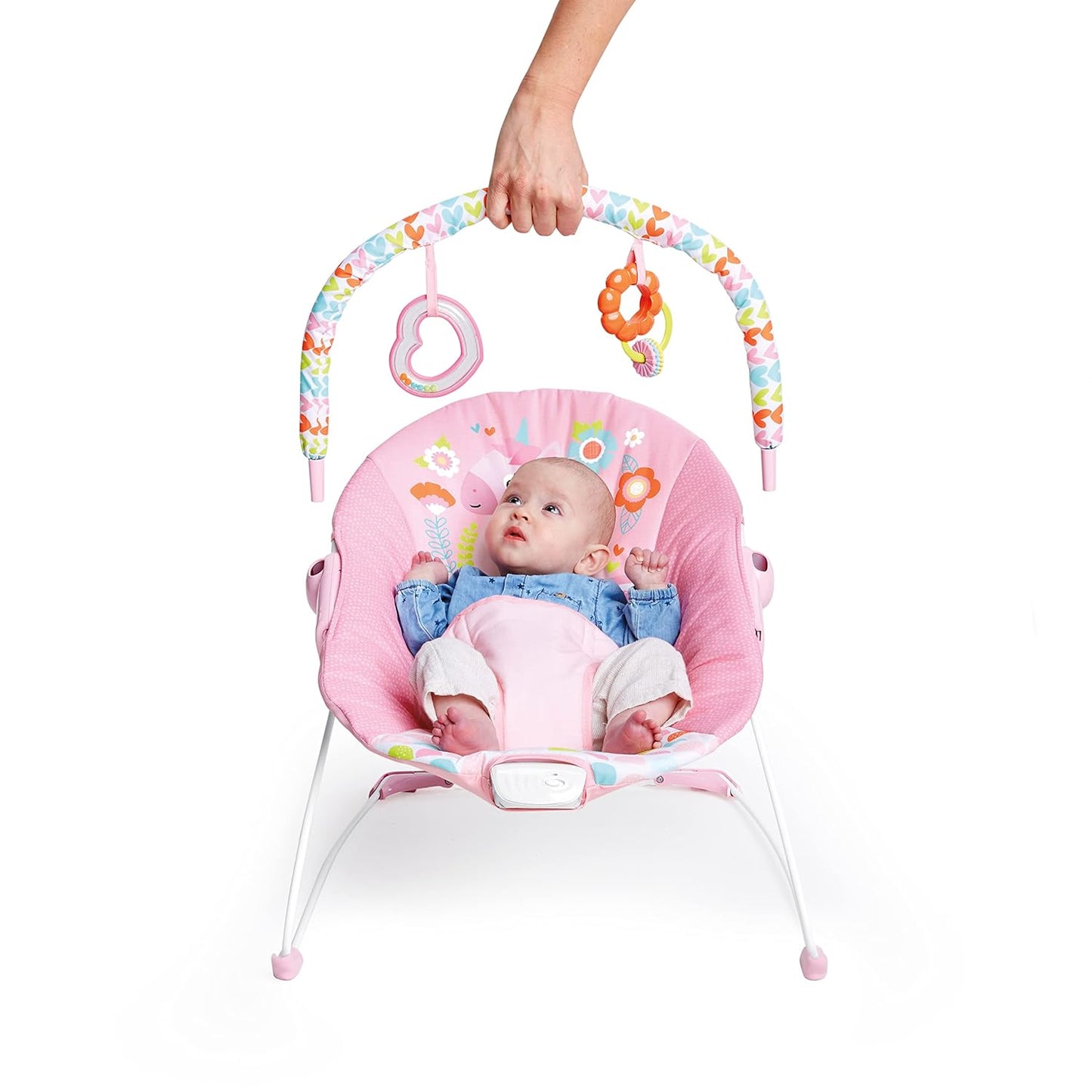 Bright Starts Silla Mecedora para Bebé con Vibraciones Relajantes -...
