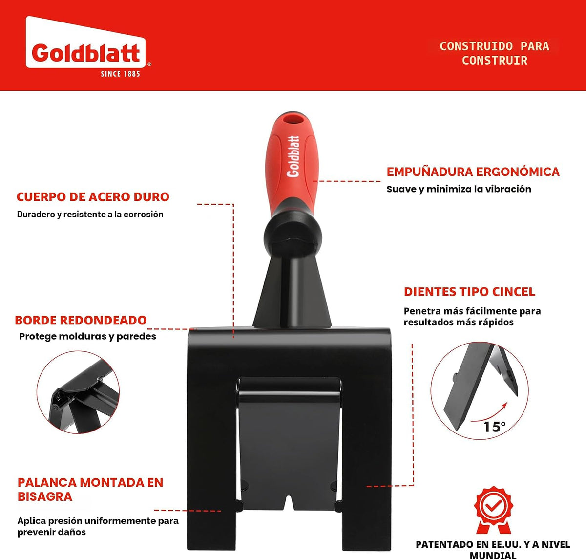Goldblatt Extractor de Molduras, Multiherramienta de 4 Pulgadas par...
