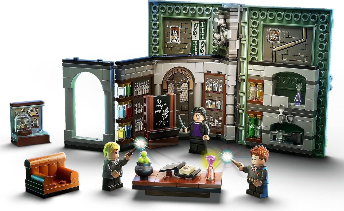 LEGO® Harry Potter™ Hogwarts™ Moment: Clase de Pociones 76383 Set de Construcción de Ladrillos con la Clase de Pociones del Profesor Snape