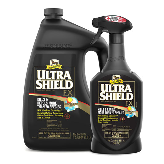 Absorbine UltraShield EX Combo Pulverizador de 32 oz + Recarga de 1...