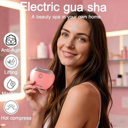 Smbrige Herramienta de masaje facial, 4 modos de color, terapia de...