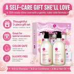 Luseta Set de regalo para el cuidado del cabello con perlas brillan...