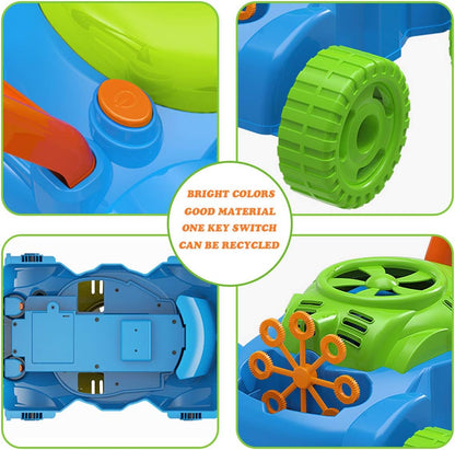 Lydaz – Máquina de burbujas electrónicas para césped, juegos al aire libre, juguetes para niños