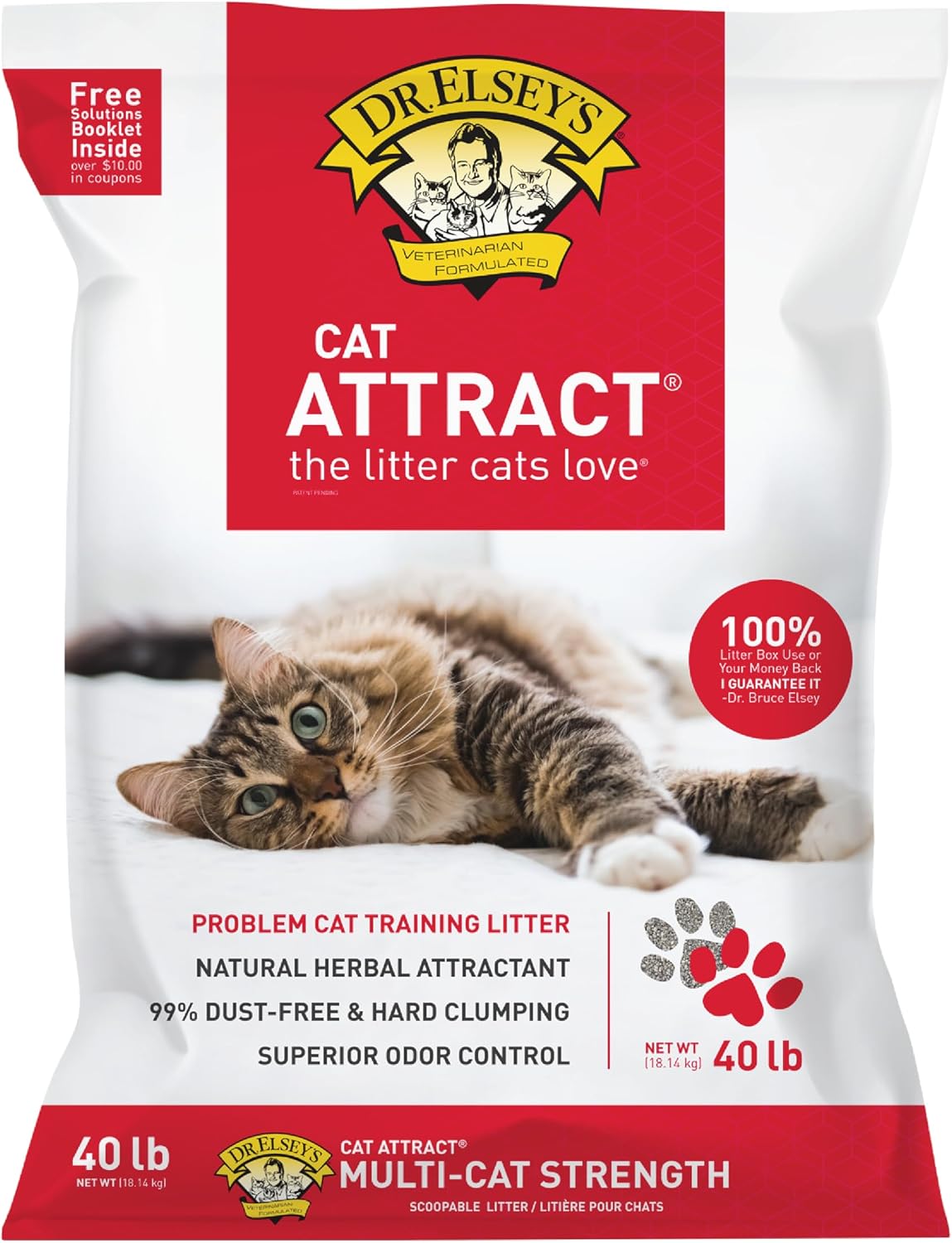 Dr. Elsey's - Arena de gatos aglutinante prémium - Atrayente pa...