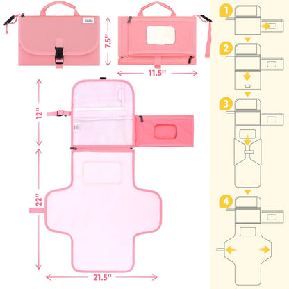 Kopi Baby Cambiador de pañales portátil, bolsa de viaje para cambia...