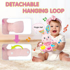 Ryotagift Juguetes de Peluche de Conejo Musical Bilingüe para Bebés...