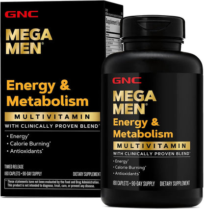 GNC Mega Men Energy &amp; Metabolism Multivitamínico para hombres |...