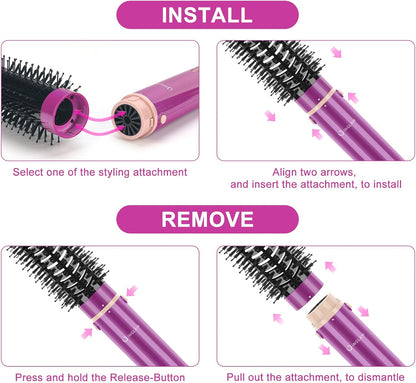 IG INGLAM MegaAIR Styler, cepillo secador de pelo profesional 5 en...