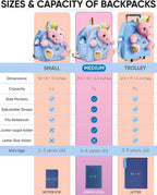 Naturally KIDS Mochila para niños pequeños con juguete de unicornio...