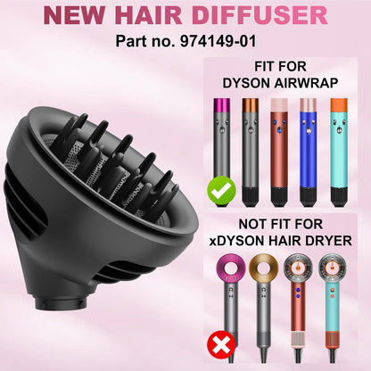 YTCHYYSK Accesorio difusor de rizos ondulados para Dyson Airwrap HS...