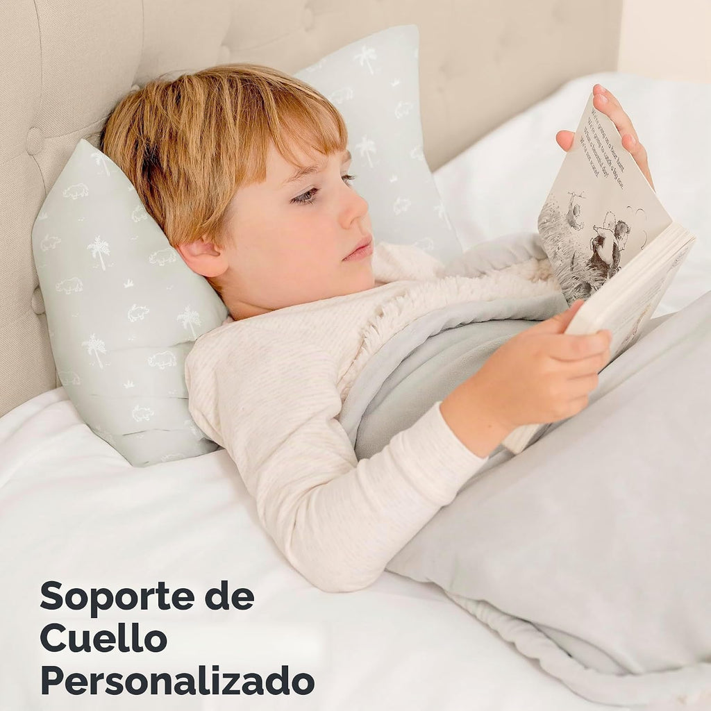 KeaBabies 2pk - Almohadas para niños de 2 años a 5,13 x 18 pulgadas...