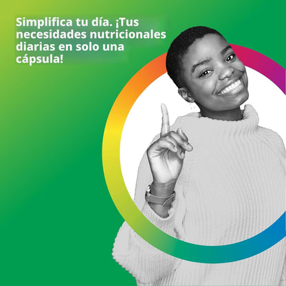 Rainbow Light Multivitamínico One + para mujer | 150 Caplets | Apoy...