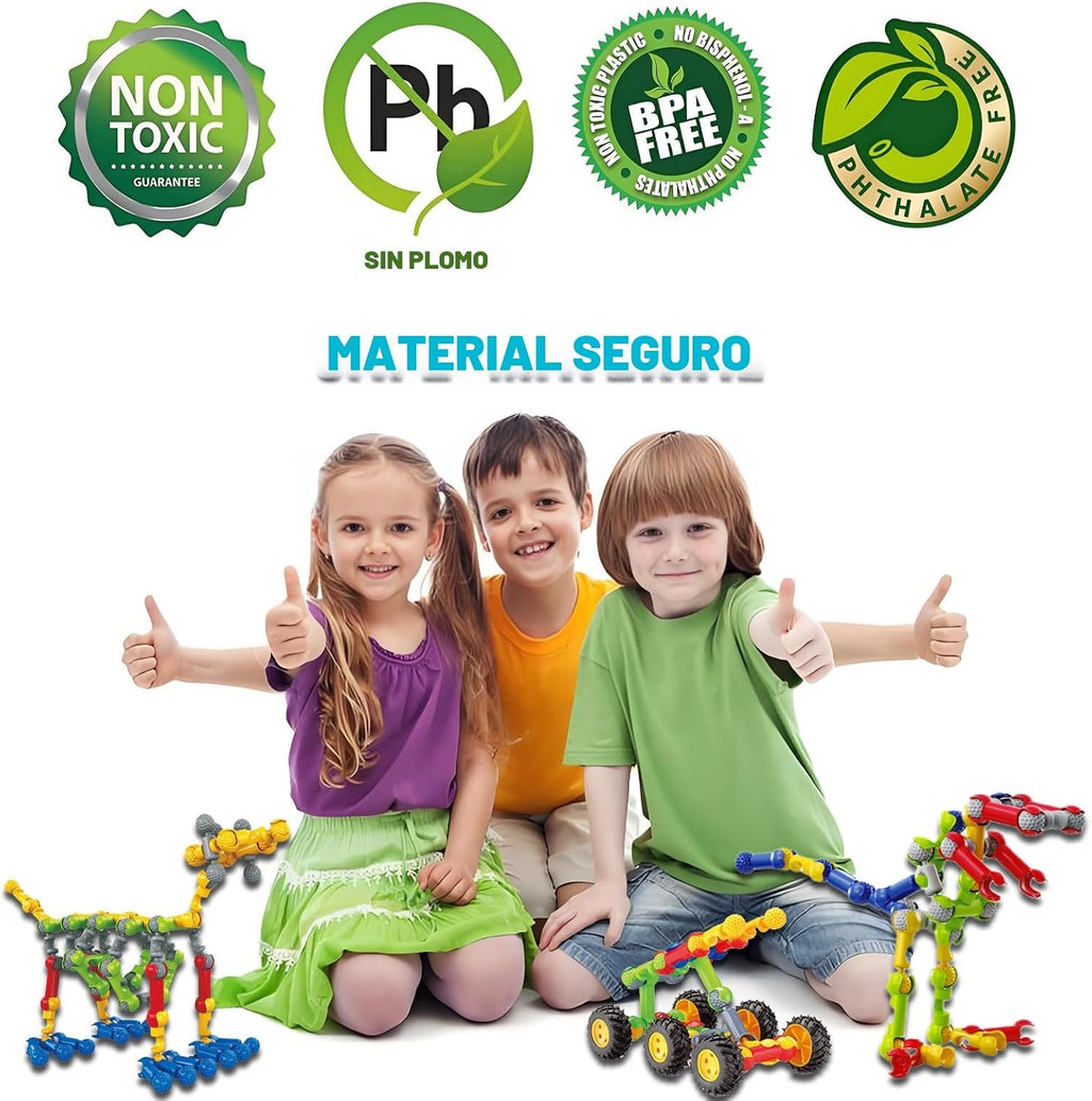 Huaker Juguetes de construcción STEM para niños y niñas de 3, 4, 5,...