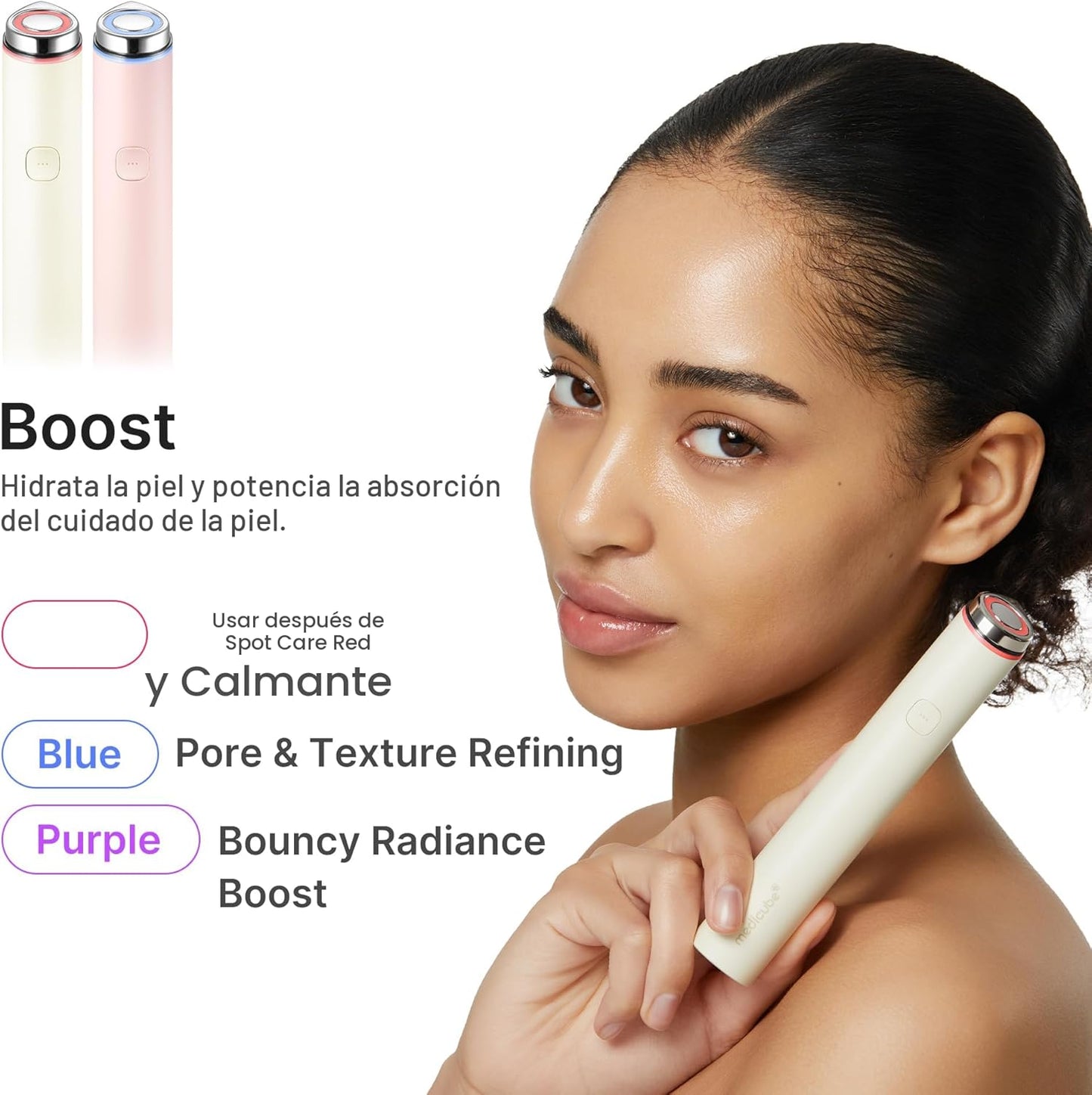 medicube Mini Booster Pro Plus - Juego de dispositivos faciales com...