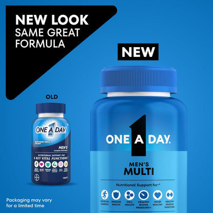 One A Day Suplemento multivitamínico para hombre con vitamina A, vi...