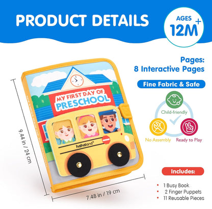 hahaland Busy Book Actividades de aprendizaje preescolar - Regalos...
