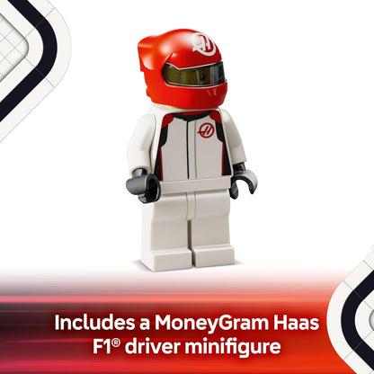 LEGO Speed Champions MoneyGram Haas F1 Team VF-24 Auto de Carrera de Juguete - Juego de Construcción para Niños, Niños y Niñas, Edades 10+ - Auto de Juguete para Fanáticos de F1 - Idea de Regalo para