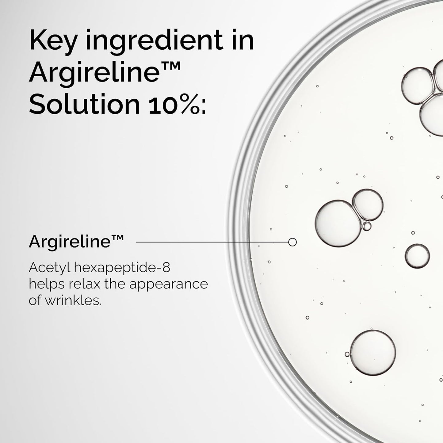 The Ordinary Solución Argireline 10%, suero bueno para reducir la apariencia de líneas finas, 1 onza líquida