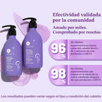 Champú y acondicionador de biotina para adelgazar el cabello para m...